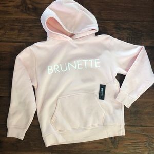 🌟NEW BRUNETTE CORE HOODIE BALLET SLIPPER PINK